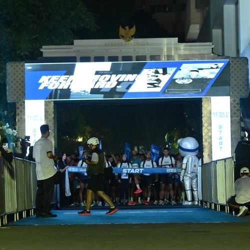 Race photo from KEMLU RUN 2026