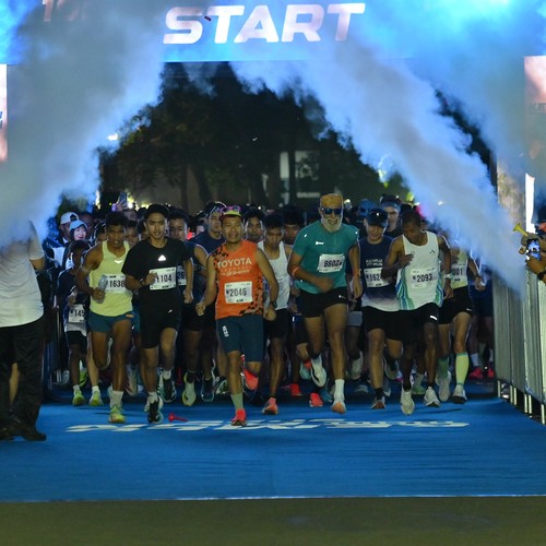 Race photo from KEMLU RUN 2026