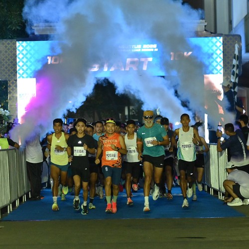 Race photo from KEMLU RUN 2026
