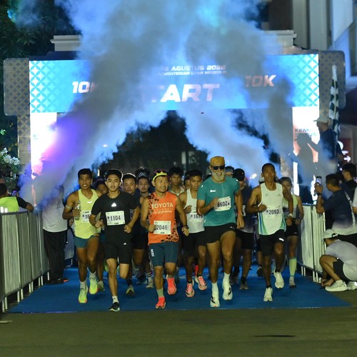 Race photo from KEMLU RUN 2026