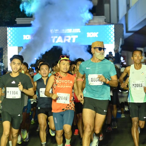 Race photo from KEMLU RUN 2026