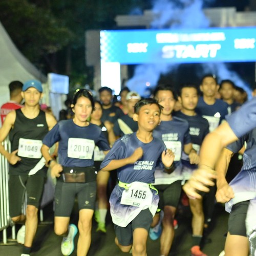 Race photo from KEMLU RUN 2026