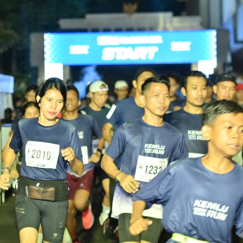 Race photo from KEMLU RUN 2026