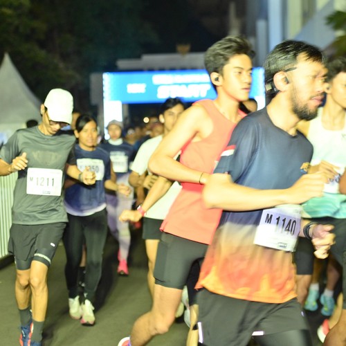 Race photo from KEMLU RUN 2026