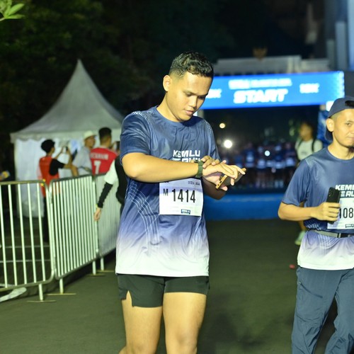 Race photo from KEMLU RUN 2026