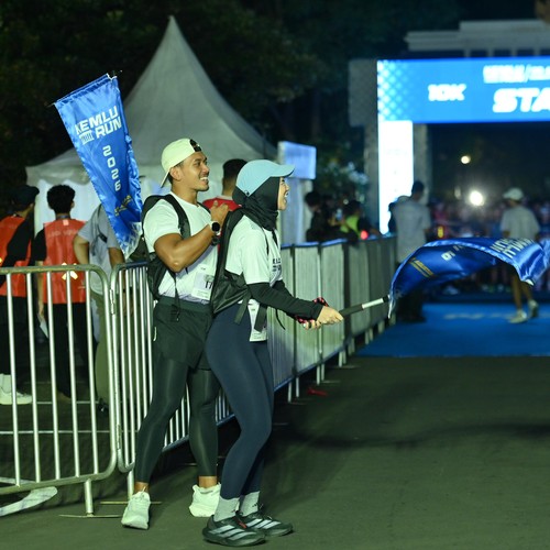 Race photo from KEMLU RUN 2026