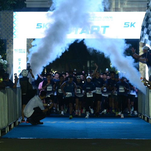 Race photo from KEMLU RUN 2026