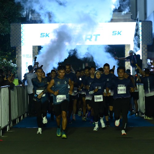 Race photo from KEMLU RUN 2026