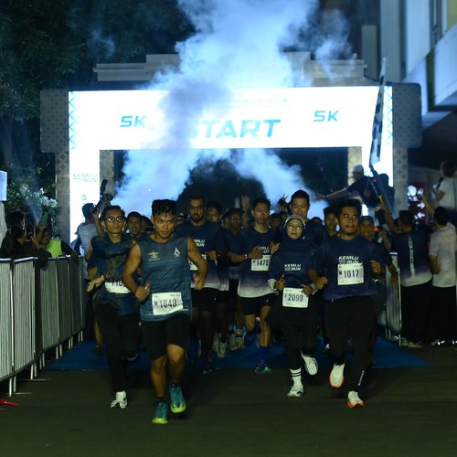Race photo from KEMLU RUN 2026