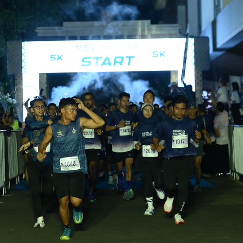 Race photo from KEMLU RUN 2026