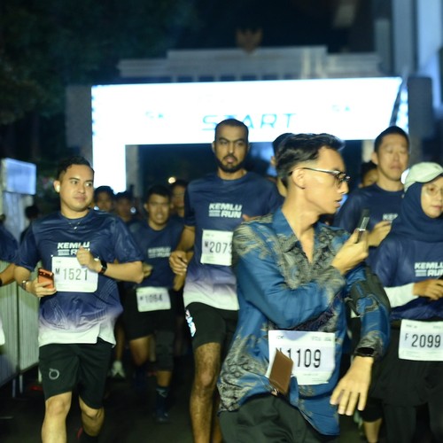 Race photo from KEMLU RUN 2026
