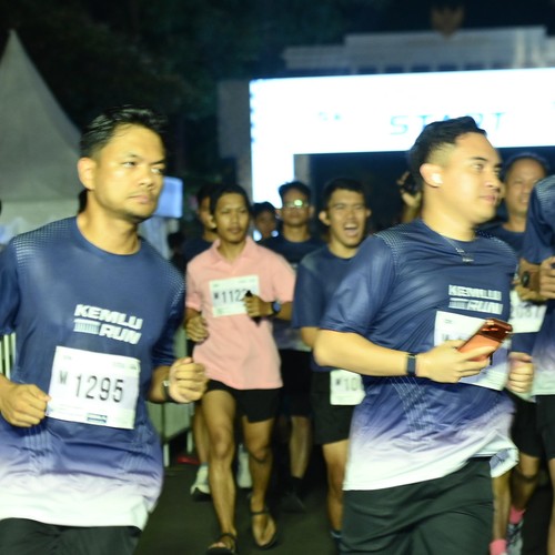 Race photo from KEMLU RUN 2026