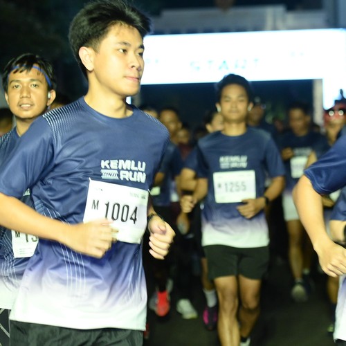 Race photo from KEMLU RUN 2026