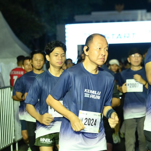 Race photo from KEMLU RUN 2026