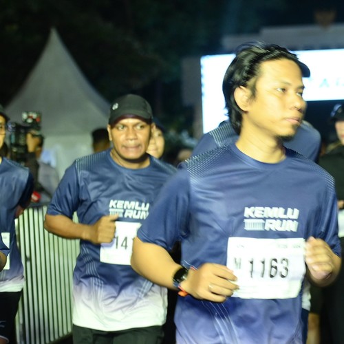Race photo from KEMLU RUN 2026