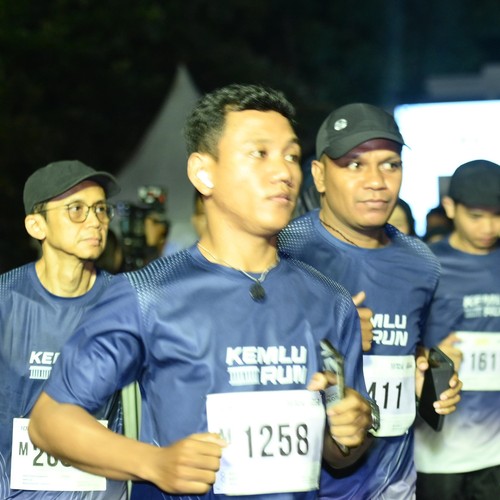 Race photo from KEMLU RUN 2026