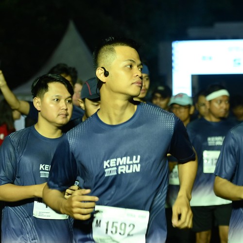 Race photo from KEMLU RUN 2026