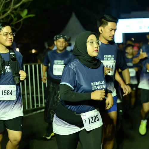 Race photo from KEMLU RUN 2026