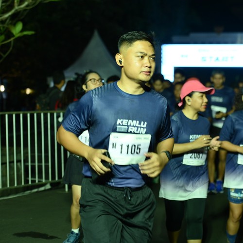 Race photo from KEMLU RUN 2026