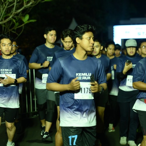 Race photo from KEMLU RUN 2026
