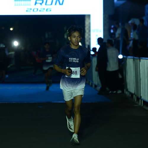 Race photo from KEMLU RUN 2026
