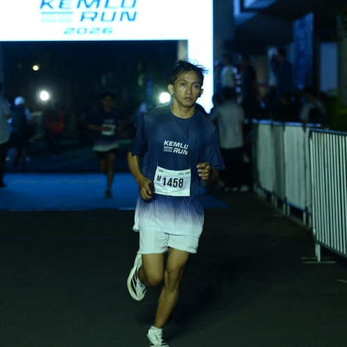 Race photo from KEMLU RUN 2026