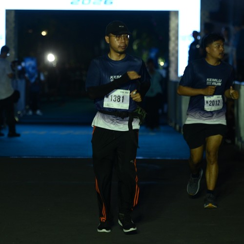 Race photo from KEMLU RUN 2026