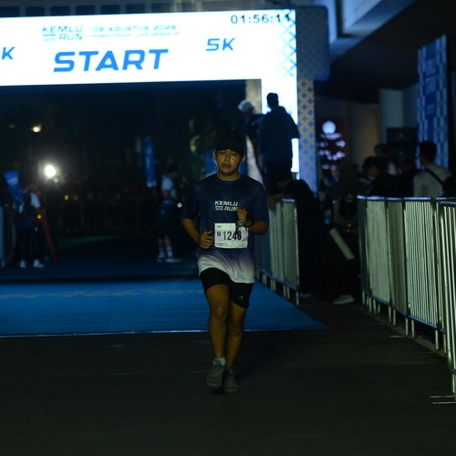 Race photo from KEMLU RUN 2026