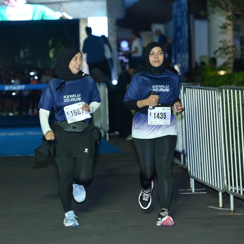 Race photo from KEMLU RUN 2026