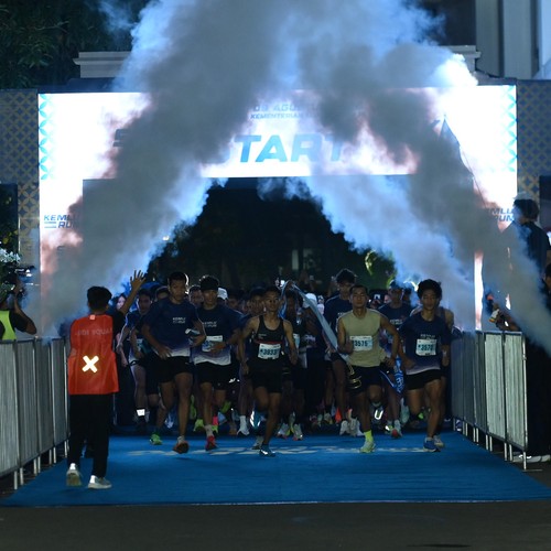 Race photo from KEMLU RUN 2026
