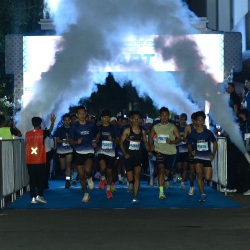 Race photo from KEMLU RUN 2026