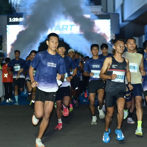 Race photo from KEMLU RUN 2026