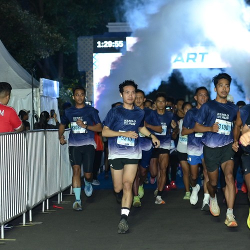 Race photo from KEMLU RUN 2026