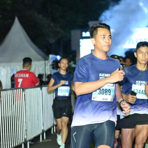 Race photo from KEMLU RUN 2026