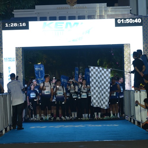 Race photo from KEMLU RUN 2026