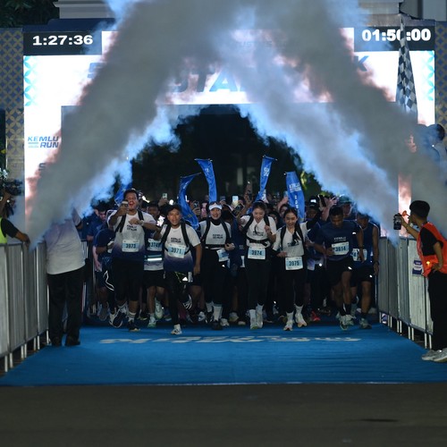 Race photo from KEMLU RUN 2026