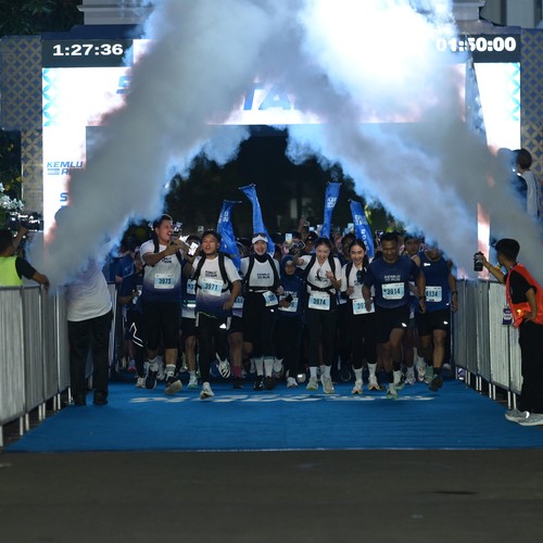 Race photo from KEMLU RUN 2026