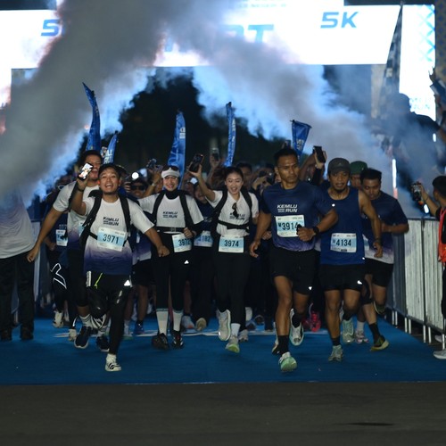 Race photo from KEMLU RUN 2026