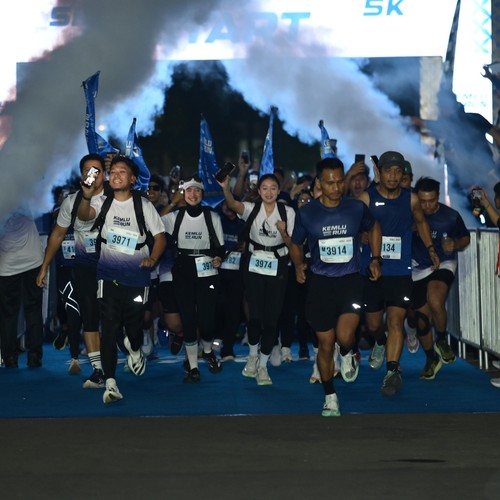 Race photo from KEMLU RUN 2026