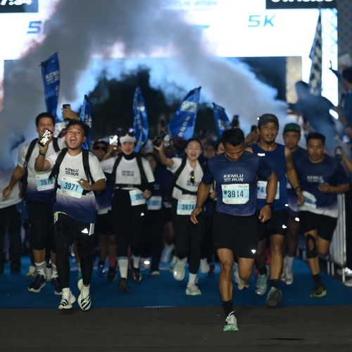 Race photo from KEMLU RUN 2026