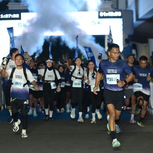 Race photo from KEMLU RUN 2026