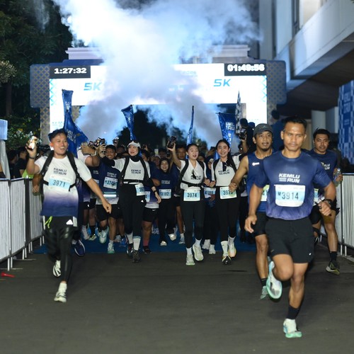 Race photo from KEMLU RUN 2026