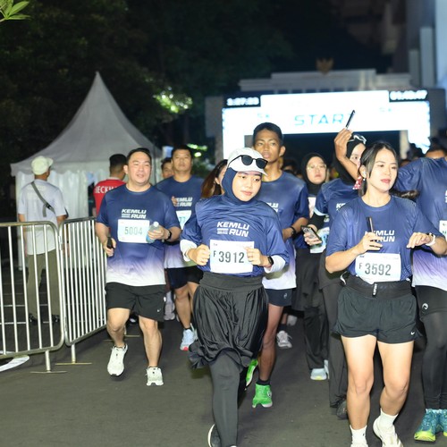Race photo from KEMLU RUN 2026