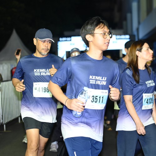 Race photo from KEMLU RUN 2026