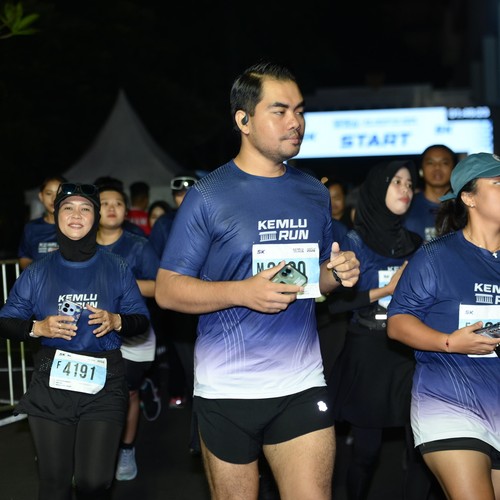 Race photo from KEMLU RUN 2026