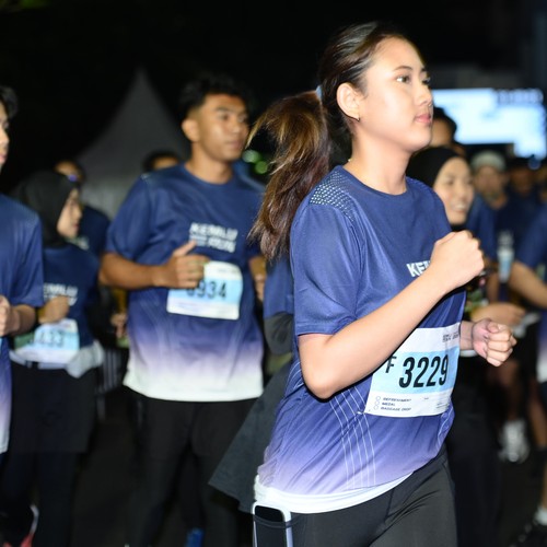Race photo from KEMLU RUN 2026