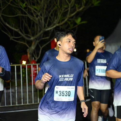 Race photo from KEMLU RUN 2026