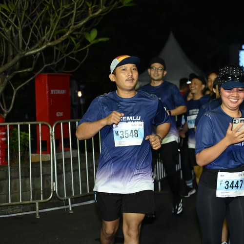 Race photo from KEMLU RUN 2026