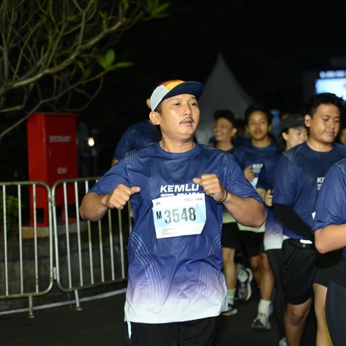 Race photo from KEMLU RUN 2026