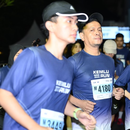 Race photo from KEMLU RUN 2026
